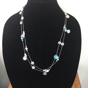 Multi Colored/Silver Necklace